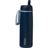 Nerezová termolahev s brčkem 690 ml - midnight