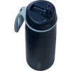 Nerezová termolahev s brčkem 690 ml - midnight
