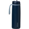 Nerezová termolahev s brčkem 690 ml - midnight