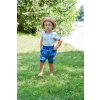 Little Angel Šortky tenké harémky - denim (Velikost 68)