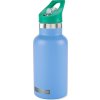 SKIPHOP SKIP HOP Láhev s nálepkami se slámkovým náústkem nerezová modrá 380 ml, 4r+