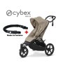 kočárek cybex avi spin almond beige madlo