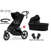 cybex avi spin luxury cloud g bundle moon black set