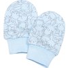 ESITO | Bavlněné rukavičky pro miminko Zája Soft blue (Velikost 56)