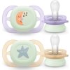 PHILIPS AVENT Philips AVENT Šidítko Ultrastart noční 0-2m dívka, 2 ks