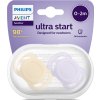 PHILIPS AVENT Philips AVENT Šidítko Ultrastart neutral 0-2m dívka, 2 ks