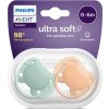 PHILIPS AVENT Philips AVENT Šidítko Ultrasoft Premium neutral 0-6m, 2 ks