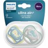 PHILIPS AVENT Philips AVENT Šidítko Ultra air Obrázek 18m+ (velryba), 2ks