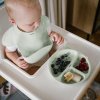 BABYONO BABYONO Talíř silikonový s přísavkou - sage 6m+
