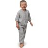 ESITO | Dětské mušelínové kalhoty Luca Dove Grey (Velikost 74)