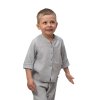 ESITO | Dětská mušelínová košile Luca Dove Grey (Velikost 80)
