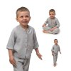 ESITO | Dětská mušelínová košile Luca Dove Grey (Velikost 80)