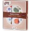xkko bmb 70x70 digi watercolour polka dots mix box m