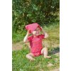 Little Angel Šátek tenký kšilt Outlast® - jahodová/jahodová kytičky