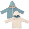 Little Dutch Kabátek oboustranný Stone Blue vel. 56