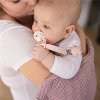 BABYONO BABYONO Klip na dudlík silikonový - růžový