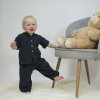 ESITO | Dětská mušelínová košile Luca Black (Velikost 80)