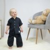 ESITO | Dětské mušelínové kalhoty Luca Black (Velikost 80)