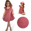 ESITO | Dívčí mušelínové šaty Ruby DOT (Velikost 80 - 86)