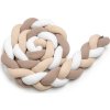 pleteny mantinel white beige mocca