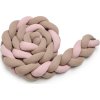 pleteny mantinel beige pink