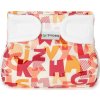 T-TOMI Ortopedické abdukční kalhotky - suchý zip Pink alphabet (3-6kg)