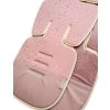 podložka do kočárku Shine Gold Old Pink