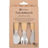 PETITEMARS PETITE&MARS Sada příborů s nerezové oceli Take&Match Intense Ochre 12m+