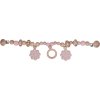 label label retez na kocarek flower pink
