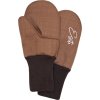 ESITO | Zimní palcové rukavice softshell s beránkem Lamb Brown (Velikost 3 - 5 let)