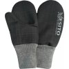 ESITO | Zimní palcové rukavice softshell s beránkem Lamb Grey (Velikost 3 - 5 let)