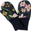 ESITO | Palcové rukavice softshell Spring flowers (Velikost 2 - 3 roky)