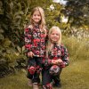 ESITO | Dětské softshellové kalhoty DUO Vlčí máky (Velikost 110)