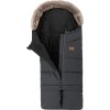 PETITEMARS PETITE&MARS Set zimní fusak Arctic 4v1 + rukavice na kočárek Furry Forever Black