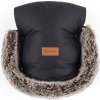 PETITEMARS PETITE&MARS Set zimní fusak Arctic 4v1 + rukavice na kočárek Furry Forever Black