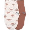 INGENUITY INGENUITY Zavinovačka SwaddleMe™ Ulitka bavlna Rising sun 2ks 0,5 TOG 0-3m