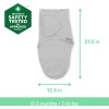INGENUITY INGENUITY Zavinovačka SwaddleMe™ Ulitka bavlna Rising sun 2ks 0,5 TOG 0-3m