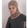 Little Angel Čepice smyk natahovací Outlast ® - oříšková (Velikost 3 | 42-44 cm)