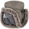 PETITEMARS PETITE&MARS Set zimní fusak Arctic 4v1 + rukavice na kočárek Furry Mocha Mousse