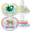 PHILIPS AVENT Philips AVENT Šidítko Ultra air modrá/zelená 0-6m obrázek chlapec, 2ks