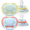 PHILIPS AVENT Philips AVENT Šidítko Ultra air modrá/zelená 0-6m, chlapec, 2ks