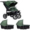 tfk Tfk set duo2 frame 2025 - air wheel carrycot + seat black (Varianta Tfk set duo2 frame 2025 - air wheel carrycot + seat black)