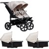 tfk Tfk set duo2 frame 2025 - air chamber wheel + carrycot + seat black (Varianta black)