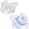 CHICCO CHICCO Dudlík Physio Mini Soft celosilikonový 0-2m kluk 2 ks