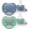 PHILIPS AVENT Philips AVENT Šidítko Ultrasoft Premium 6-18m chlapec, 2 ks