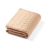 BABYONO BABYONO Deka z merino vlny 75 x 100 cm dark beige 0m+