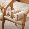 BABYONO BABYONO Deka z merino vlny 75 x 100 cm dark beige 0m+