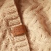 BABYONO BABYONO Deka z merino vlny 75 x 100 cm dark beige 0m+