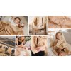 BABYONO BABYONO Deka z merino vlny 75 x 100 cm dark beige 0m+