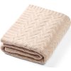 BABYONO BABYONO Deka z merino vlny 75 x 100 cm light beige 0m+